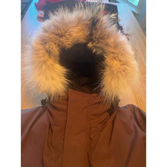 NWOT Canada Goose Expedition Down Jacket Parka in Brown Mens sz. L - Picture 6 of 12